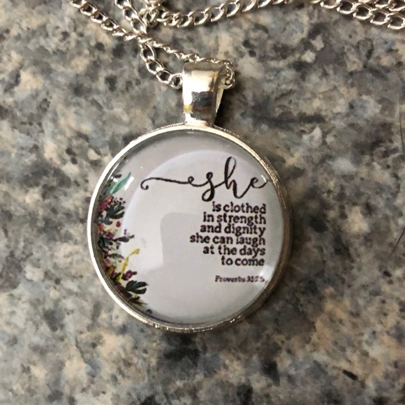 Bible verse necklace - Picture 2 of 5